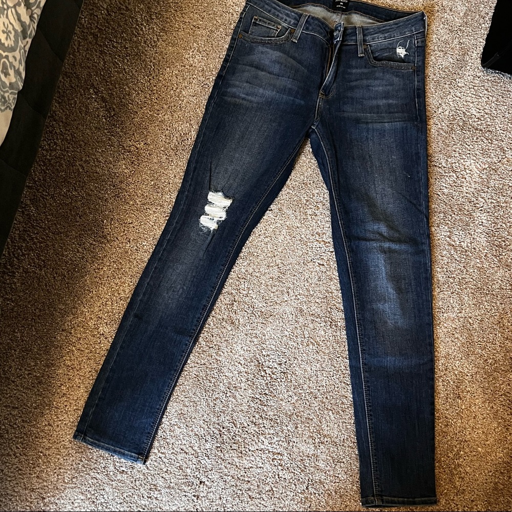 Very gently used Just Black dark skinny jeans